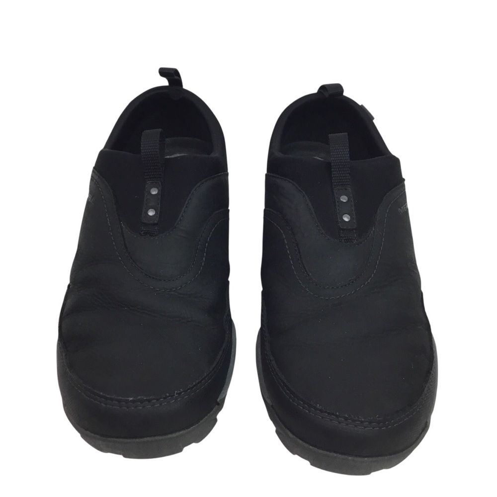 Merrell Bracken Insulated Nubuck Leather Waterproof Hiking Shoes Black - Picture 2 of 14
